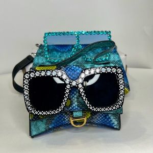 Bedazzled sun glasses, wide variety of colors get ready to block the haters!!!